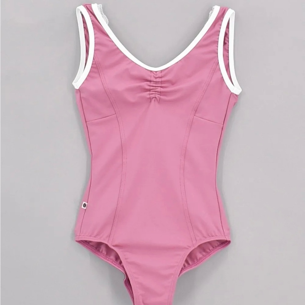 AK Dancewear- AVA leotard in Tea Rose